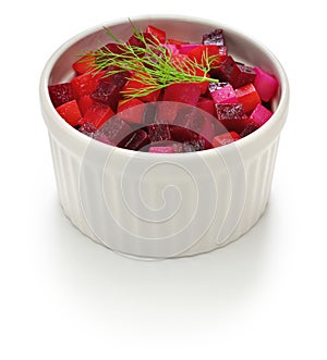 Finnish christmas beetroot salad