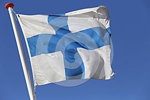 Finnish flag photo