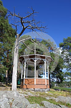 Finland, Kuopio: Traditional Gazebo photo