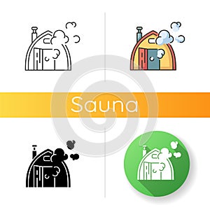 Finnish sauna icon