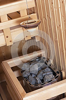 Finnish Sauna Interior