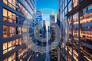 modern digital glossy building