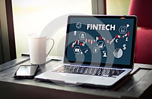 FINTECH Investment Financial Internet Technology Money Business