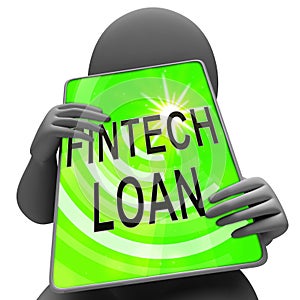 Fintech Loan P2p Finance Credit 3d Rendering