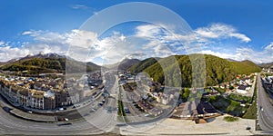 Fiolent. Crimea. Panorama 360 degree air.