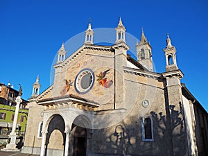 Fiorano al Serio, Bergamo, Italy. The main church of Saint Giorgio photo