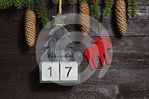 The countdown until christmas photo