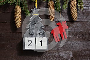 The countdown until christmas photo