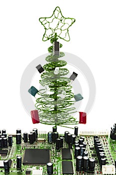 Fir-tree for master on electric devices