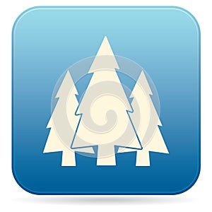 Fir Trees forest icon