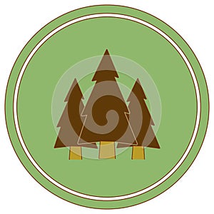 Fir Trees forest icon