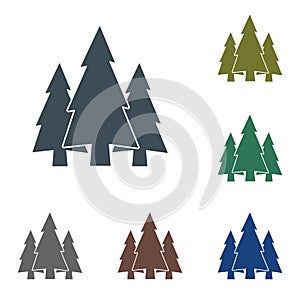 Fir Trees forest icon