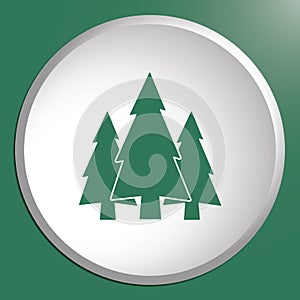 Fir Trees forest icon