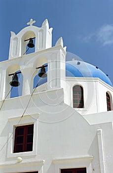 Fira Santorini Island, Greece.