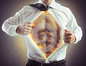 Fire abs businessman