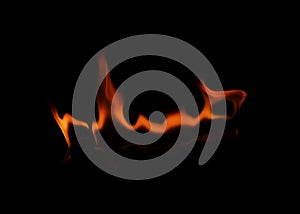 Fire abstracts background and texture