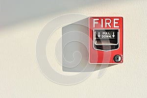 Fire alarm activation switch