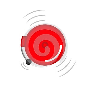 Fire alarm bell icon