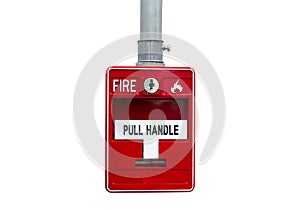 The Fire alarm on isolate