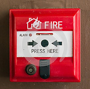 Fire alarm switch