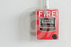 Fire alarm switch