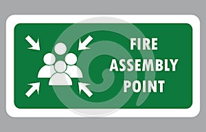 Fire Assemble point-Board in green background