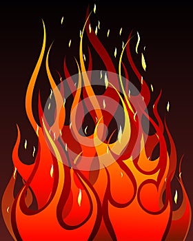 Fire background