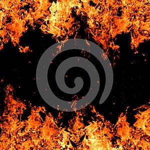 Fire background photo