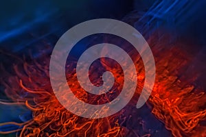 Fire background abstraction