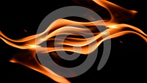 fire background burning flame frame on a black background