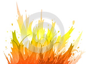 Fire Background Represents Inferno Design And Raging