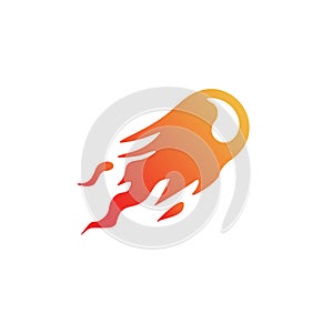 Fire ball logo