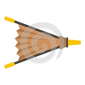 Fire bellows icon isolated