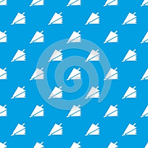 Fire bellows pattern vector seamless blue