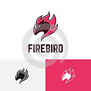 Fire Bird Phoenix Spirit Hot Flame Modern Logo