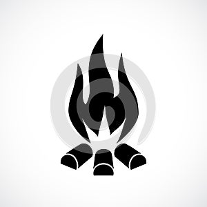 Fire blaze vector icon