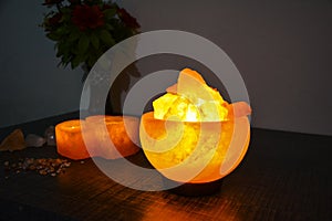 Fire Bowl Salt Lamp | Himalayan