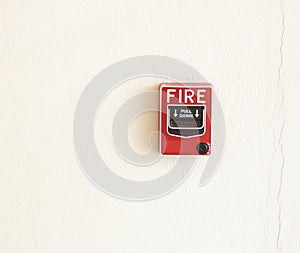 Fire break glass Fire alarm