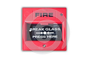 Fire break glass