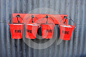 Fire buckets