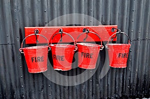 Fire buckets