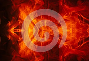 Fire burning background