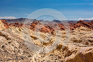 Fire Canyon / Silica Dome in  Valley of Fire State Park, Nevada United States