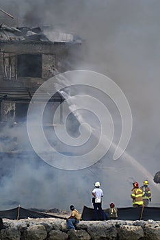 Fire at the Cheeca Lodge Resort
