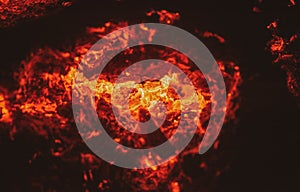 Fire closeup. Flame texture. Abstract burning blaze flames. Fire background.