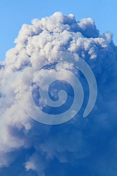 Fire cloud, flammagenitus cloud, pyrocumulus cloud, sky, nature photo