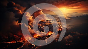 The fire on the coast is out of control and is approaching the houses