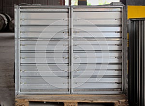 A fire damper of an HVAC System.