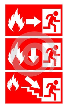 Fire danger sign