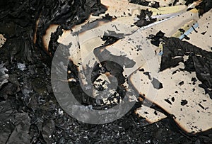 Fire debris photo